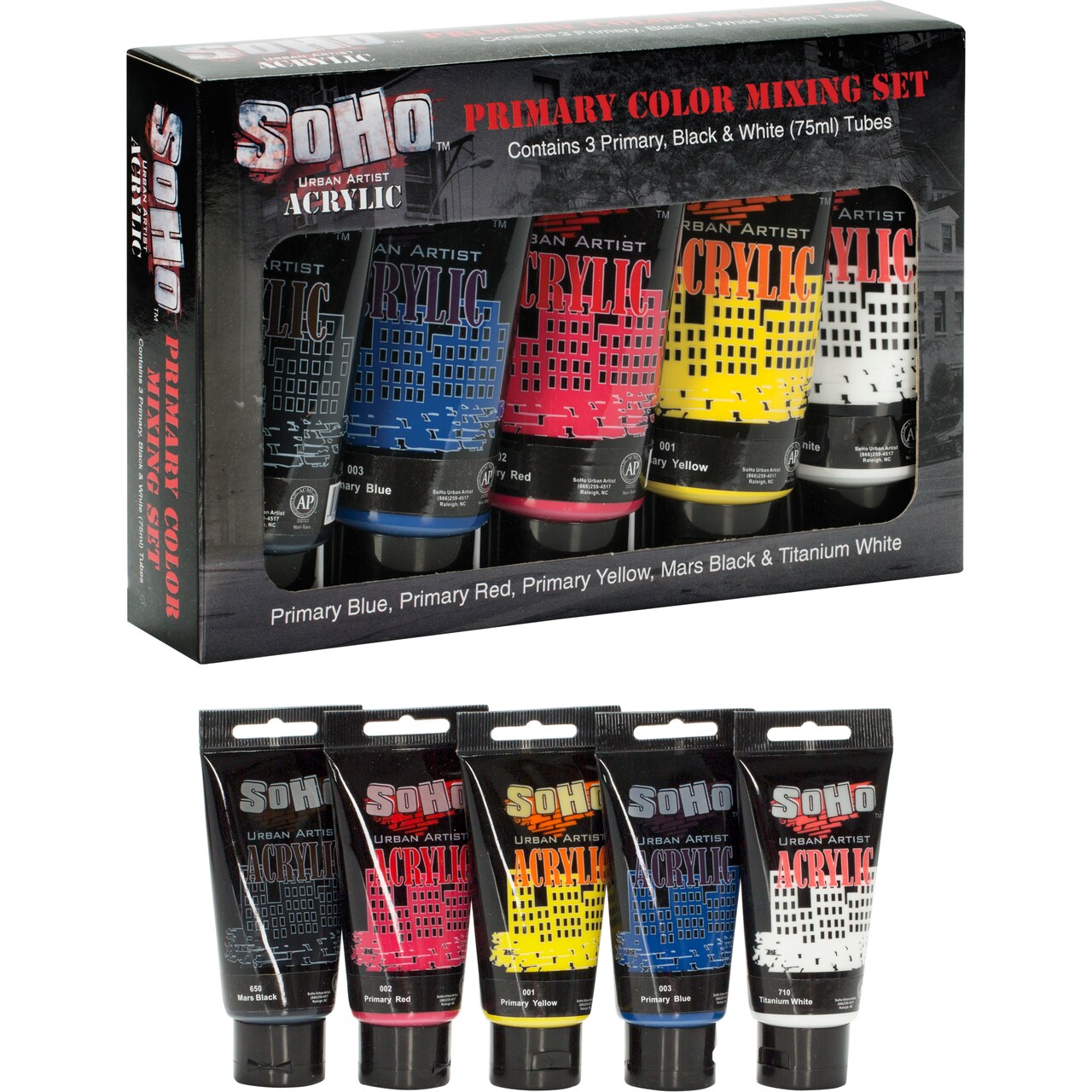 SoHo Urban Artist Acrylic Paint - Thick, Rich, Water-Resistant, Heavy Body Paint
